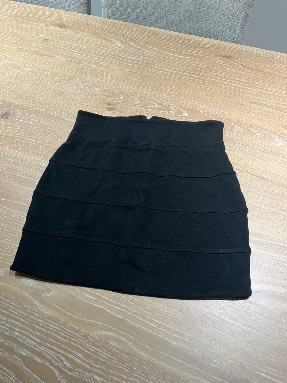 Aritzia Black Tiered Mini Skirt